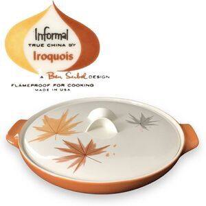 Harvest Time by Iroquois 1.75 Qt Round Covered Casserole Informal True China